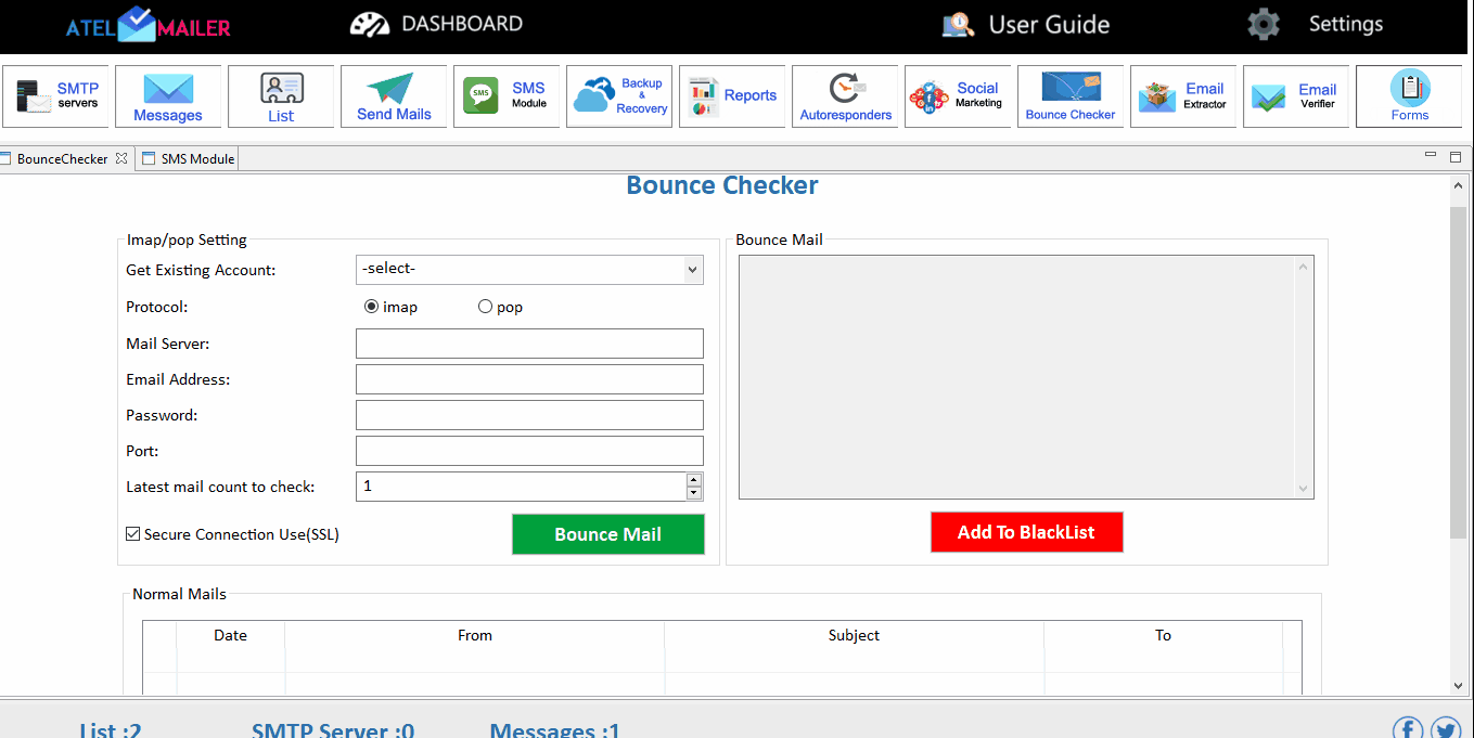 Bounce Checker